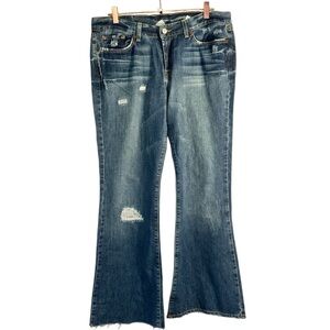 Lucky Brand Flare Blue Wide Leg Jeans